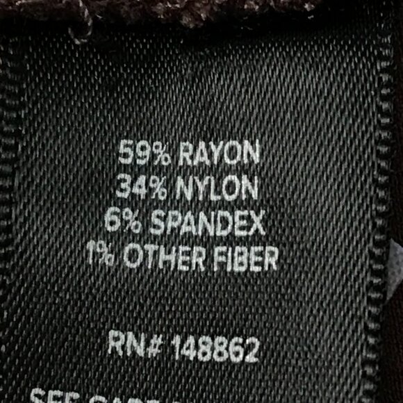 Torrid Pixie Pull On Pants Women L Purple Mid Rise Pocket Slimming Stretch 18294 - Picture 15 of 16